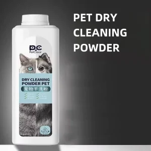 PETCLEAR 360g Pet Dry Shampoo Cleaning Powder Dog Cat Waterless Bath Powder Dog Odor Deodorizer Plant-Based Pet Cleaning Powder