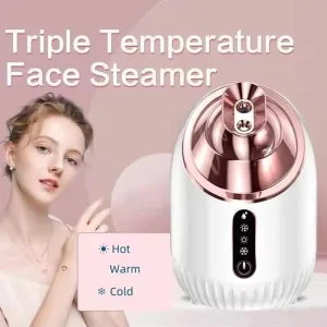 The Sanctuary Steamer (Luxury Facial Steamer - Cold and Warm Mist Humidifier for Face Sauna)
