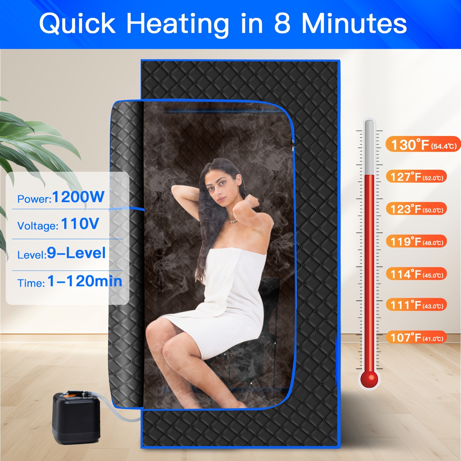 BrightSteam Home Spa Sauna Tent – Step Into Your Own Steam Room at Home - Image 4
