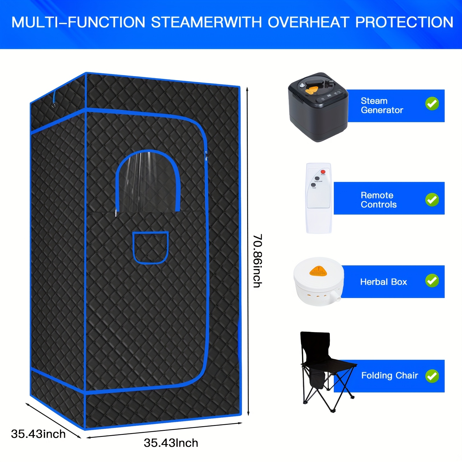 BrightSteam Home Spa Sauna Tent – Step Into Your Own Steam Room at Home - Image 3
